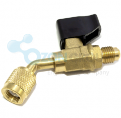 Шаровый вентиль R22-R410A 45 град. M1/4"хF1/2" SAE BV410A
