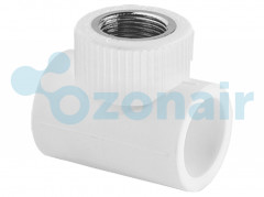 Тройник TEBO бел. PP-R комб. 20х1/2" НР (20/120), арт. 030040502