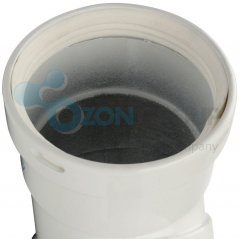 STOUT DN80 отвод 45° м/м Элемент дымохода SCA-0080-020045