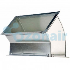 Отвод 45 200х350 (0,7) R100 (20 шина) прямоугольный из оцинкованной стали
