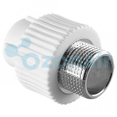Муфта TEBO бел. PP-R комбинированная 20x1/2" НР (40/160), арт 030023602