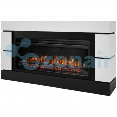 Каминокомплект: Очаг Electrolux EFP/P-4220LS, портал Moderno 42/40/36, белый, р/в