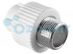 Муфта TEBO бел. PP-R комбинированная 20х3/4" НР (20/120), арт. 030020603