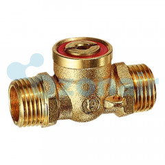 Кран шаровой Giacomini выпускной НР-НР 1/2", R610Y003