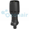 FLOW 110P/ИЗ/350 черный 350292, вент. выход (с колпаком)