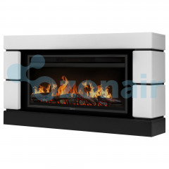 Каминокомплект: Очаг Electrolux EFP/P-3620LS, портал Moderno 42/40/36, белый