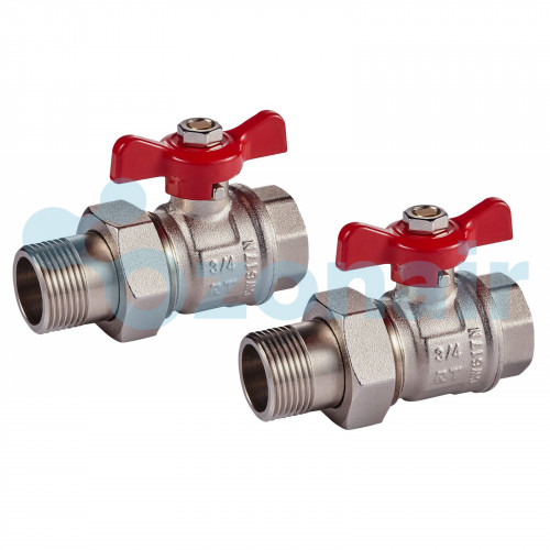 Набор для подключения радиатора Royal Thermo, прямой, 3/4"