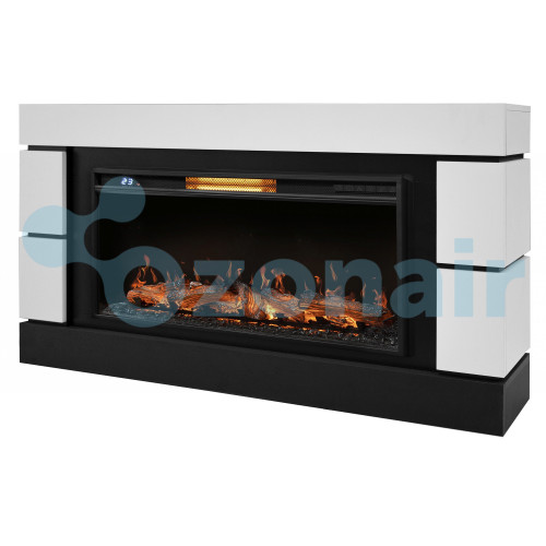 Каминокомплект: Очаг Electrolux EFP/P-3620LS, портал Moderno 42/40/36, белый, р/в