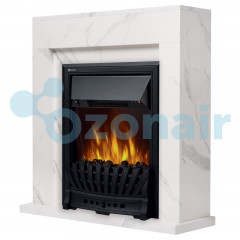 Портал Firelight Simple Classic белый мрамор