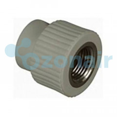 Муфта TEBO сер. PP-R комбинированная 25x1/2" ВР (30/180), арт. 031020405