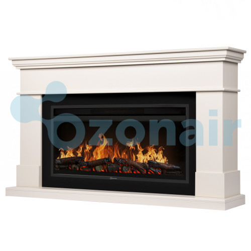 Каминокомплект: Очаг Electrolux EFP/P-3620LS, портал California 42/40/36, молочный