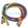 VALUE VRP-U-(R,Y,B) 3x900мм R22A, R134A, R12A Набор заправочных шлангов