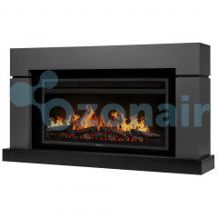 Каминокомплект: Очаг Electrolux EFP/P-3620LS, портал Lindos 42/40/36, графит
