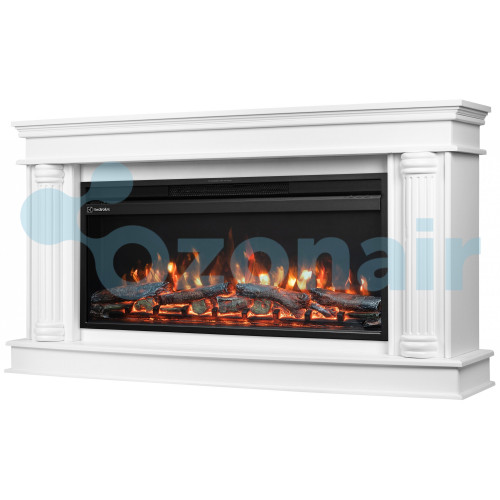 Каминокомплект: Очаг Electrolux EFP/P-3620LS, портал Olympia 42/40/36, белый