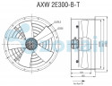 Shuft AXW 2E300-B-T Вентилятор осевой