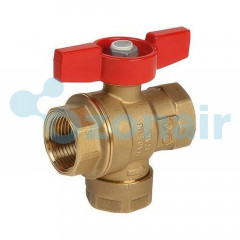Кран шаровой Giacomini со встроенным фильтром 1/2" DZR, R701FY113