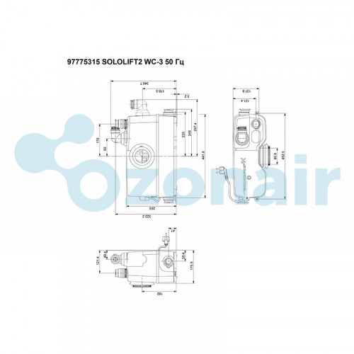 Grundfos SOLOLIFT 2 WC-3 Установка канализационная