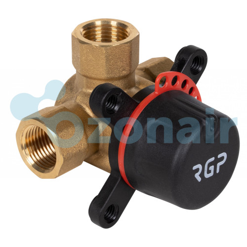 Клапан поворотный 3-ходовой SHUFT DN40, Kvs25, PN10, BP1 1/2