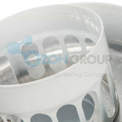 STOUT DN60/100 SCA-6010-000103 Элемент дымохода, оголовок дымохода вертикальный, защита от ветра и осадков - ozonair.ru