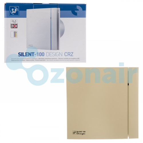 Soler Palau SILENT-100 CRZ IVORY DESIGN-4C (с таймером) вентилятор накладной