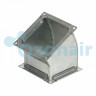 Отвод 45 500х700 (0,5) R100 (20 шина) прямоугольный из оцинкованной стали