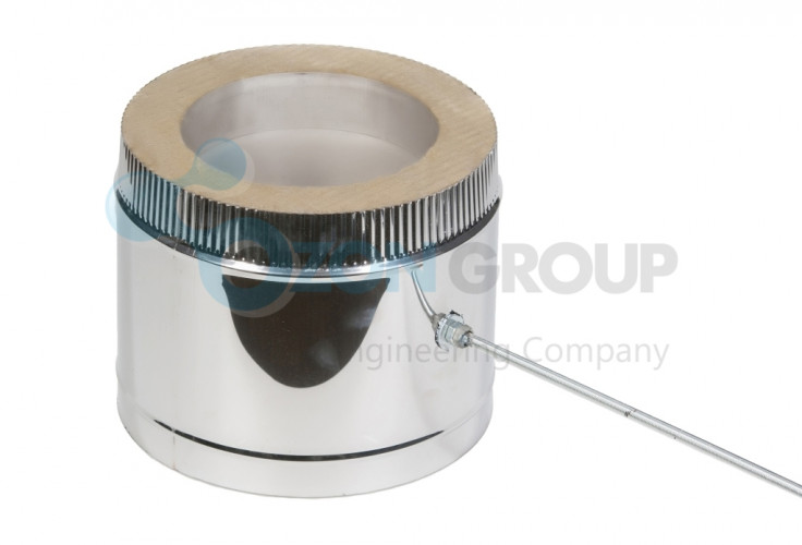 Шибер поворотный THERMO d200/300 1,0/0,5 AISI 430/430