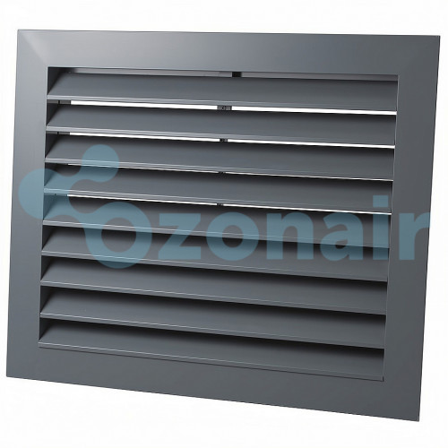 Арктос АРН 800x500 RAL7024 наружная решетка, Графитовый серый