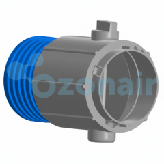 Easyflex Round Ø90, дроссель-клапан фланец