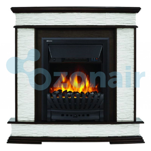 Каминокомплект: Очаг Electrolux EFP/P-1020LS, портал Scala Classic сланец скалистый бел., тёмн. Дуб