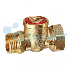 Кран шаровой Giacomini выпускной НР-ВР 3/8", R609Y012