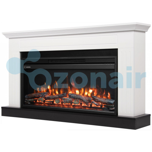 Каминокомплект: Очаг Electrolux EFP/P-3620LS, портал Retto 36 белый, р/в