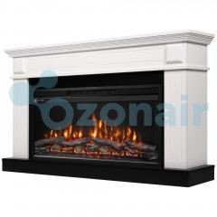 Каминокомплект: Очаг Electrolux EFP/P-3620LS, портал Bianco 36 белый, р/в