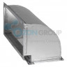 Отвод 90 400х800 (0,9) (20 шина) мм прямоугольный из оцинкованной стали
