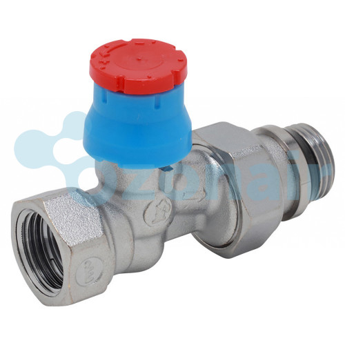 Клапан термостатический Giacomini R402TG для радиатора 1/2" ВН прямой, Kvs-1.26м3/ч