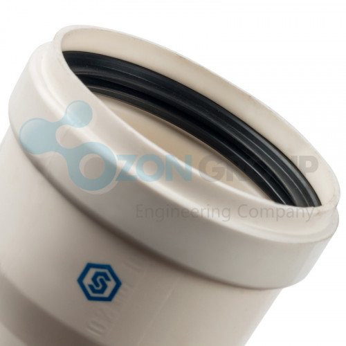 STOUT труба 250 мм DN80 м/п PP-FE Элемент дымохода конденсац. SCA-8080-000250