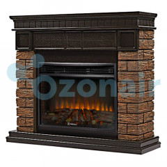 Каминокомплект: Очаг Electrolux 3320RLS N, портал Bricks Wood 30 кам. кор. шп. т.д