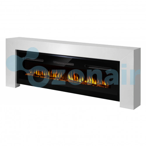 Каминокомплект: Очаг Electrolux Infinity EFP/P-1600ULS N, портал Suprema Long бел.