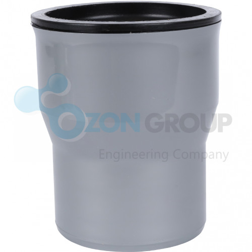 Sinikon D125x110 Переход на чугун с уплотнением (Трапер)