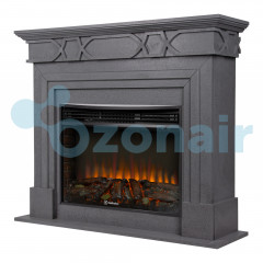 Каминокомплект: Очаг Electrolux EFP/P-3320LS N, портал Antico 30 серый