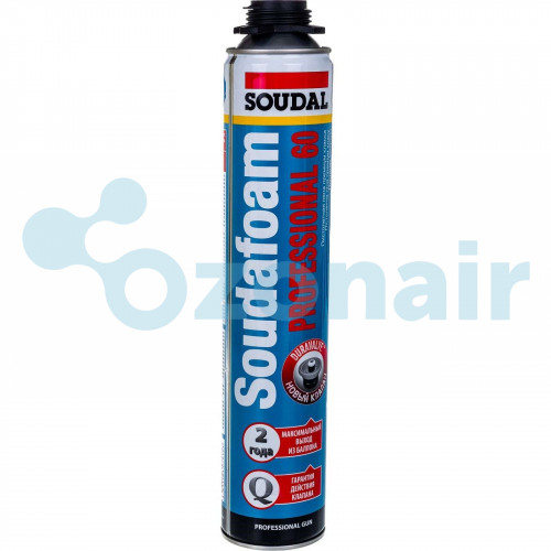 Пена SOUDAL 60 750мл Соудафоам Профессионал пистолетная