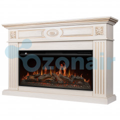 Портал Firelight Siena 42/40/36, слоновая кость с золотой патиной
