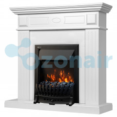 Каминокомплект: Очаг Electrolux Classic EFP/P-1020LS, портал Bianco Classic белый