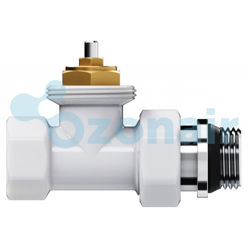 Набор термостатический прямой Royal Thermo Design 1/2"М30х1,5 (Белый)