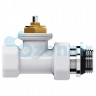 Набор термостатический прямой Royal Thermo Design 1/2"М30х1,5 (Белый)