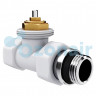 Набор термостатический прямой Royal Thermo Design 1/2"М30х1,5 (Белый)