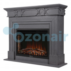 Каминокомплект: Очаг Electrolux EFP/P-3020LS N, портал Antico 30 серый