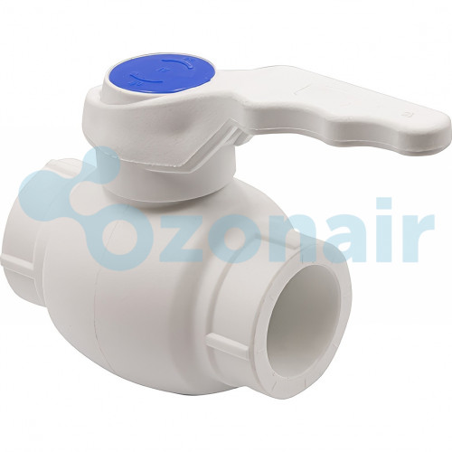 Кран шаровой THERMOLIGHT ручка PP-R 25 белый