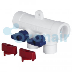 Коллектор TEBO бел. PP-R 25x20x2 вых. универсальный (5/25), арт. 030091251