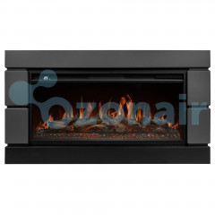 Каминокомплект: Очаг Royal Thermo Aurora RTFP/P-AR40LS, портал Moderno 42/40/36, графит