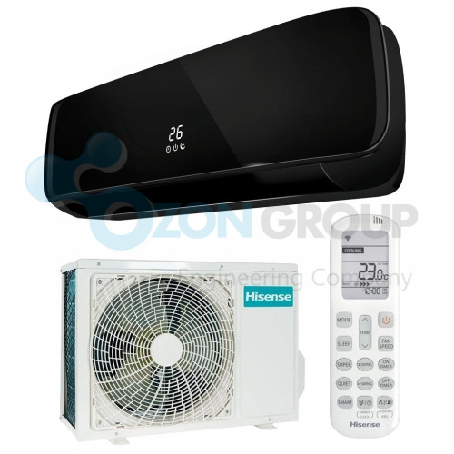 Hisense AS-13UW4RVETG01(B) сплит-система настенная BLACK CRYSTAL Super DC Inverter 2023 A++
